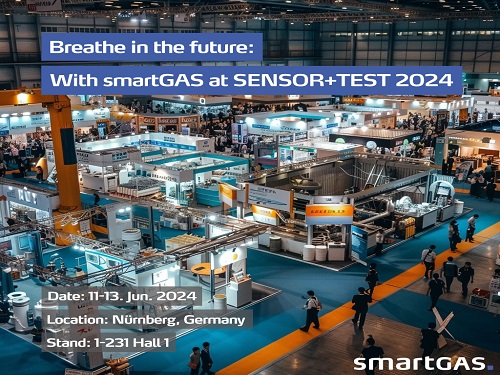 SENSOR+TEST 2024에서 smartGAS를 방문하세요